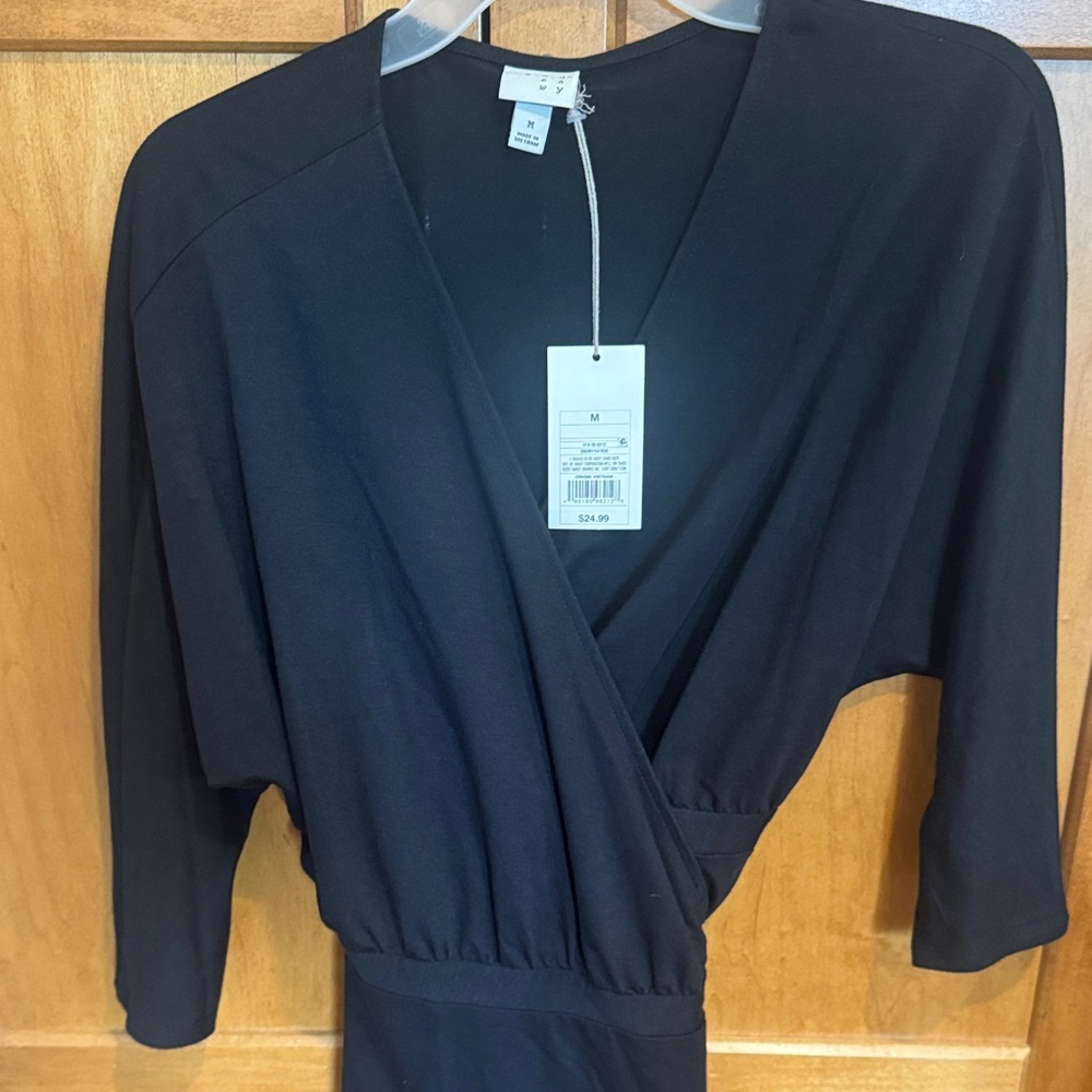 Black Wrap Dress